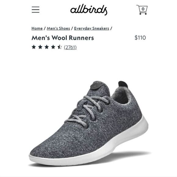 Allbirds Wool Runners Sneakers  - Picture 8 of 9